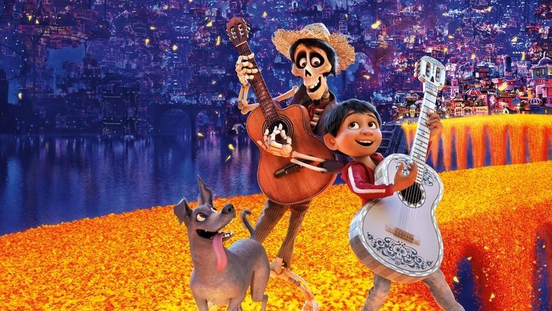 Cena da animação Viva: A Vida é uma Festa, no mundo dos mortos